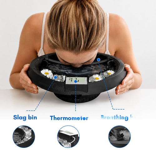 Facial Ice Bath Bowl — Collapsible Cold-Therapy Skincare Bowl