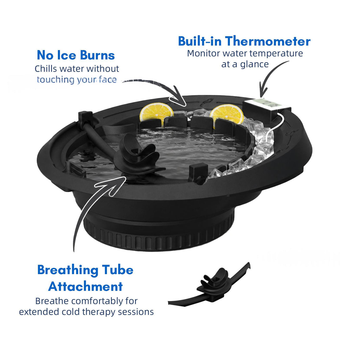 Facial Ice Bath Bowl — Collapsible Cold-Therapy Skincare Bowl