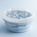Facial Ice Bath Bowl — Collapsible Cold-Therapy Skincare Bowl